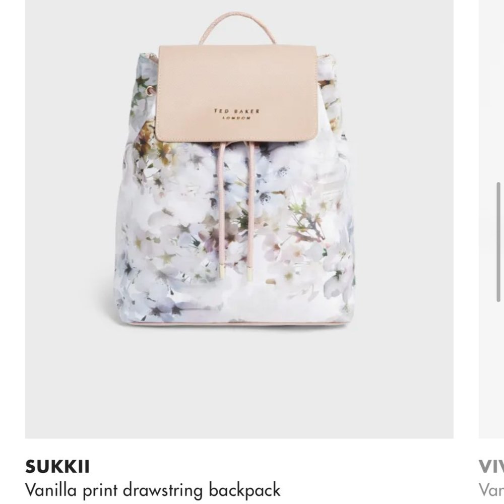 FOUND!!!!! ISO * Ted Baker Vanilla Print Backpack